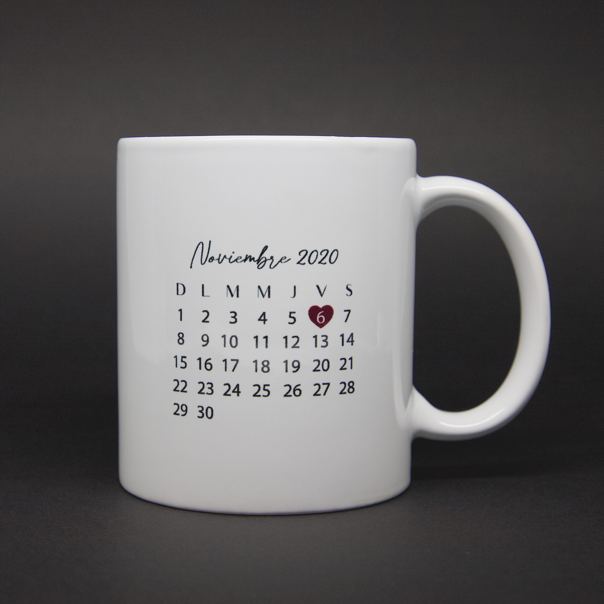 Taza con impresión por sublimación